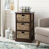 Safavieh Halle Storage Side Table- Cherry - 29.5 x 13.4 x 17.3 in. AMH5738C